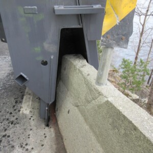 Betongrekkverk ny over gammel